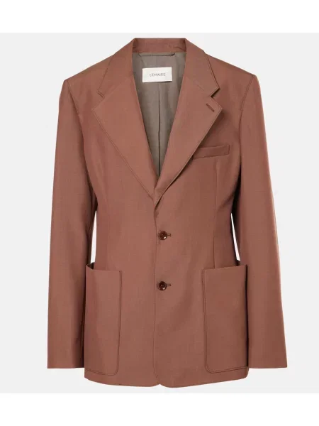 Sacou Lemaire din țesătură twill maro
