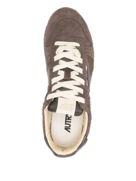 Sneakerși Autry din piele de căprioară maro