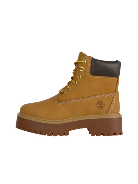 TIMBERLAND Cizme STONE STREET sepie / maro închis / curry galben