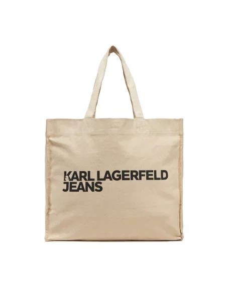 Karl Lagerfeld Jeans torba bež