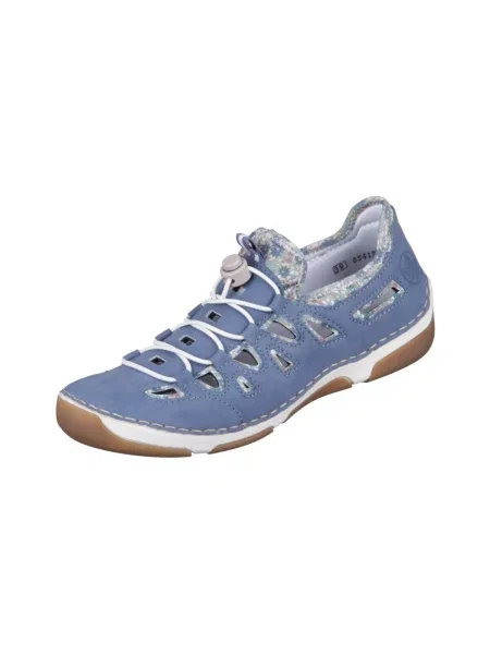Sneakerși Rieker albastru