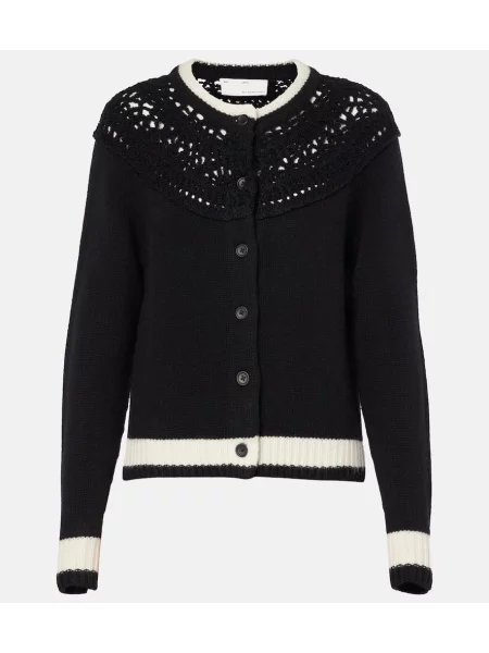 Cardigan Xu Zhi de lână negru