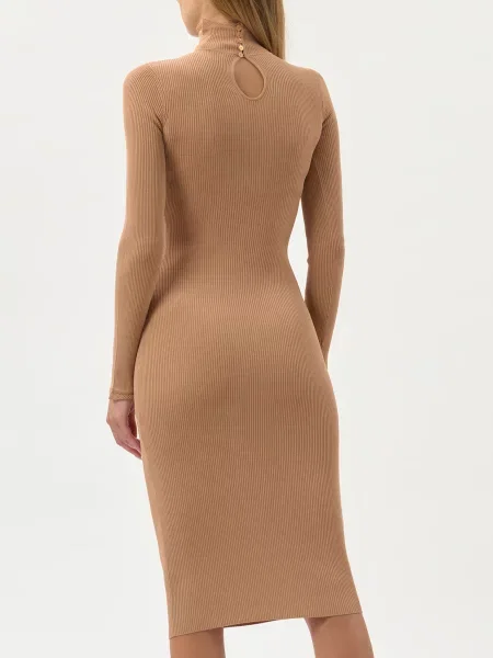 Платье Elisabetta Franchi бежевое
