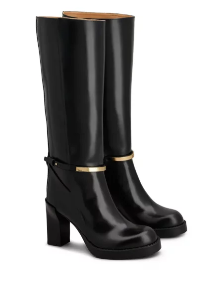 Botine Tod's din piele negru