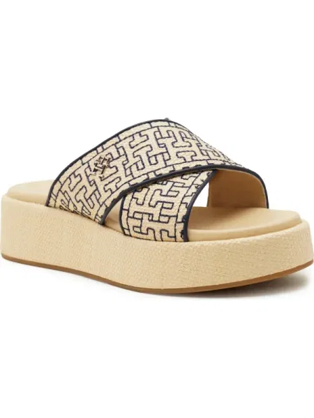 Tommy Hilfiger Șlapi TH MONO RAFIA bej
