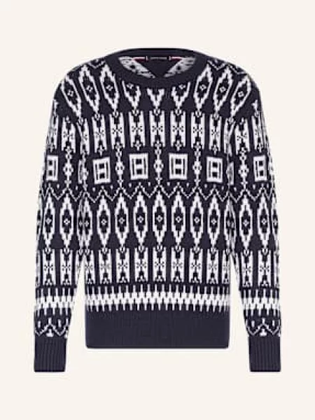 Tommy Hilfiger Sweter blau biały