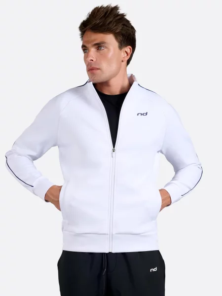 Nordicdots Geacă sport alb
