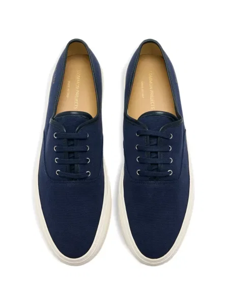 Sneakerși Common Projects cu șireturi din dantelă albastru