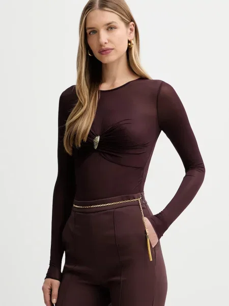 Боди Elisabetta Franchi винено червено