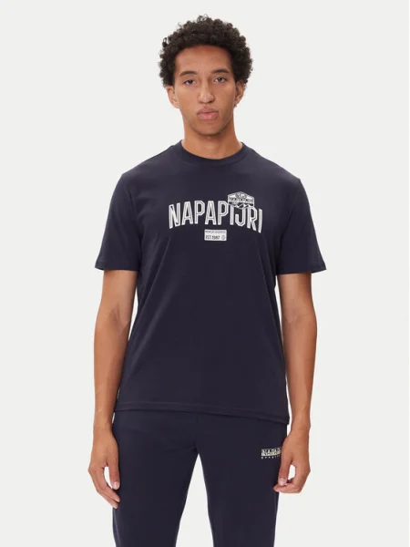 Napapijri Tricou S-Funes Ss Bleumarin