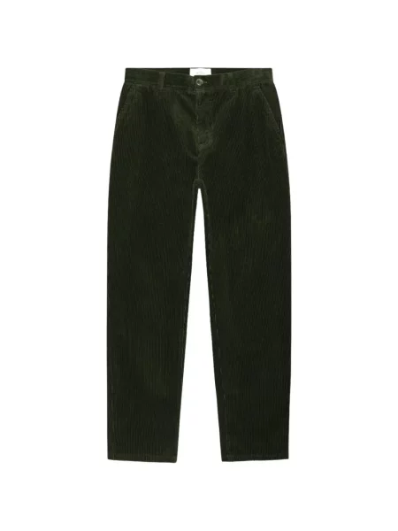Pantaloni Les Deux de catifea cord conici verde