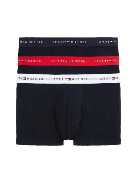 Tommy Hilfiger Underwear Boksarice mornarska / rdeča / črna bela