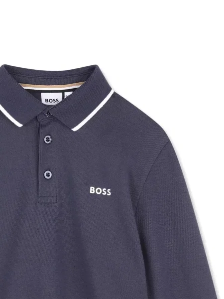 Koszulka polo dziecięca Bosswear niebieska