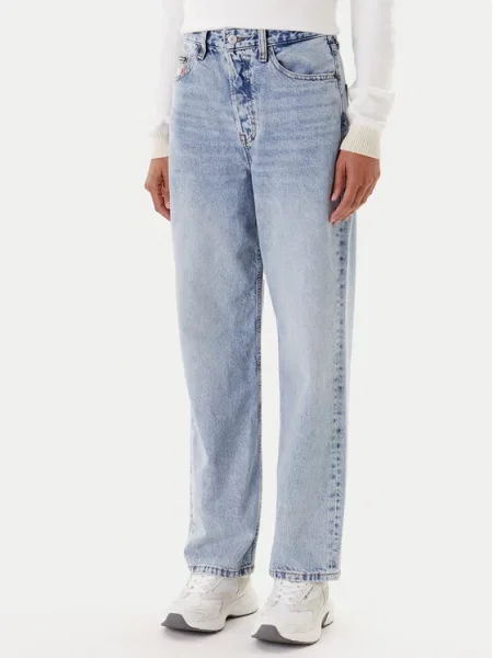 Tommy Jeans Traperice Layla plava