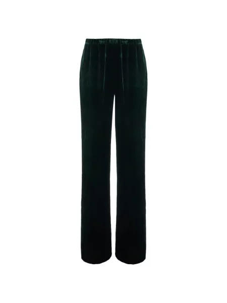 Pantaloni Antonelli de catifea verde
