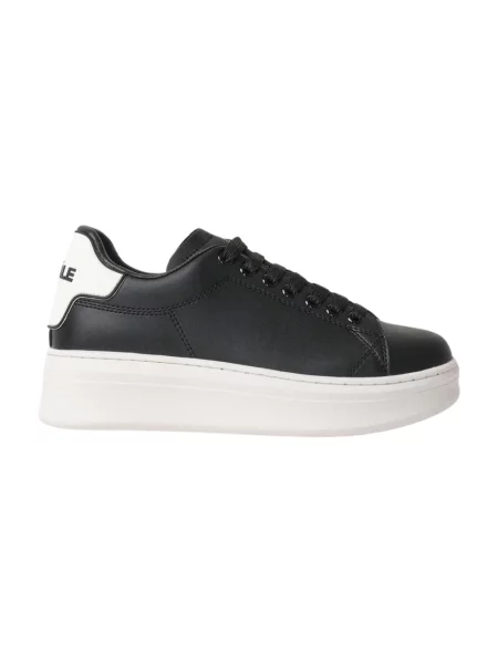 Sneakersy Gaëlle Paris skórzane czarne