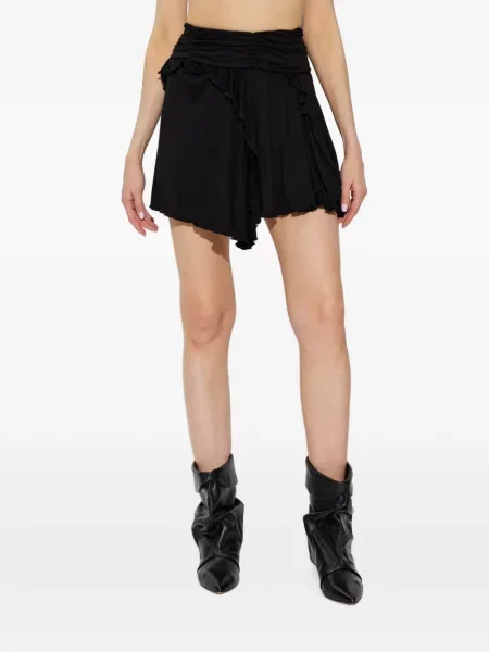 Fusta mini Marant Etoile cu volane negru
