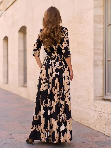 Сукня максі ISSA Plus чорний