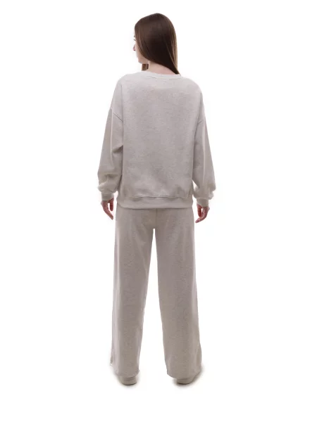 Спортивний костюм LUMO світло-сірий віскоза/поліестер сірий