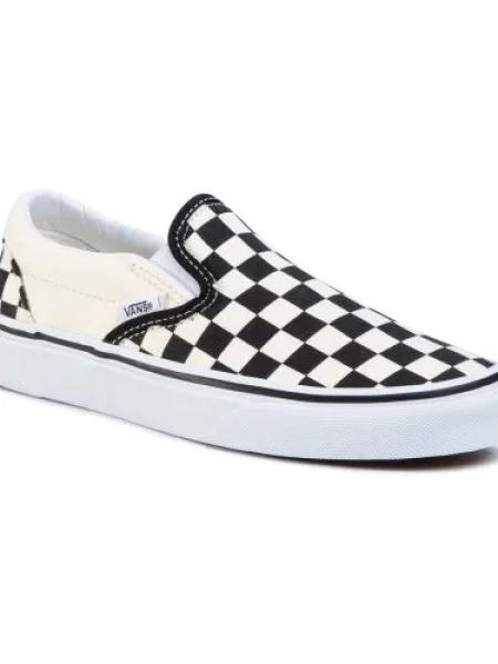 Tenisky VANS Classic Slip-On Blk/Whtchckerboard/Wht