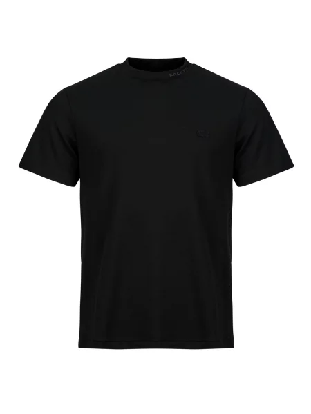 Tricou Lacoste din jacard negru