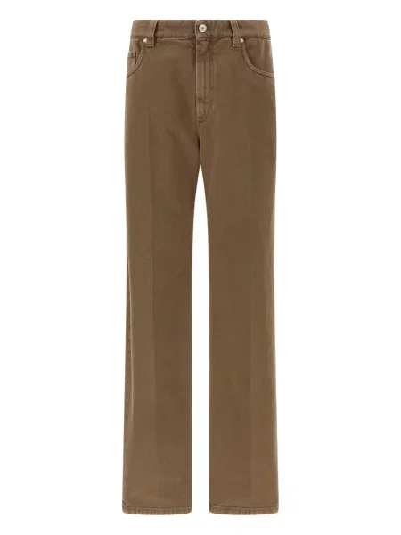 Jeansy Brunello Cucinelli brązowe