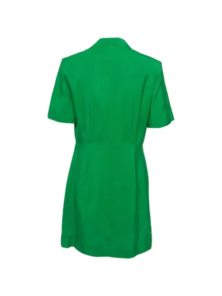Rochie mini Sandro cu două rânduri de nasturi verde