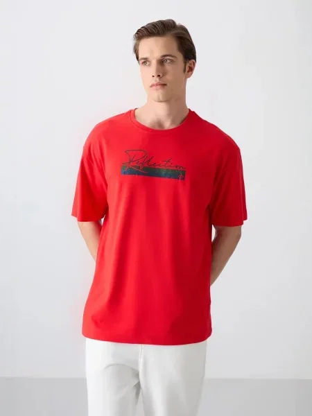 Tommy Life Tričko červená