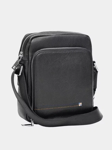 Кожаная сумка кросс-боди Ricco Grande черная