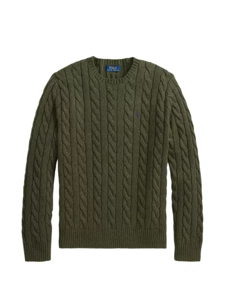 Șosete Polo Ralph Lauren cu broderie în carouri de flanelă verde