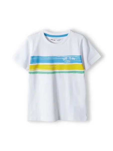 MINOTI Tricou albastru / galben alb