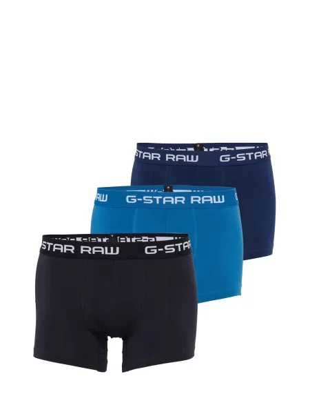 Boksarice G-Star Raw CLASSIC TRUNK CLR 3 PACK bela