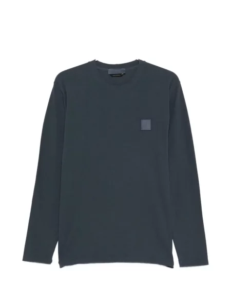 Tricou Stone Island cu strasuri albastru