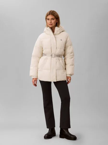 Calvin Klein Jeans Prechodná bunda ako vlna biela