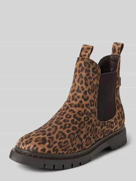 Buty chelsea z naturalnej skóry bydlęcej Tamaris