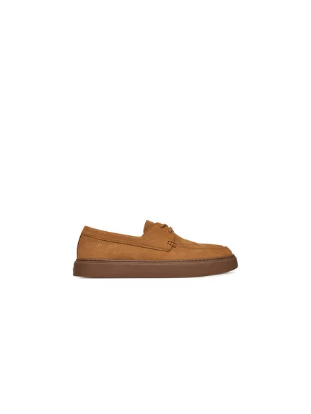 Calvin Klein Polobotky Hybrid Lace Up Boat Nu hnědá