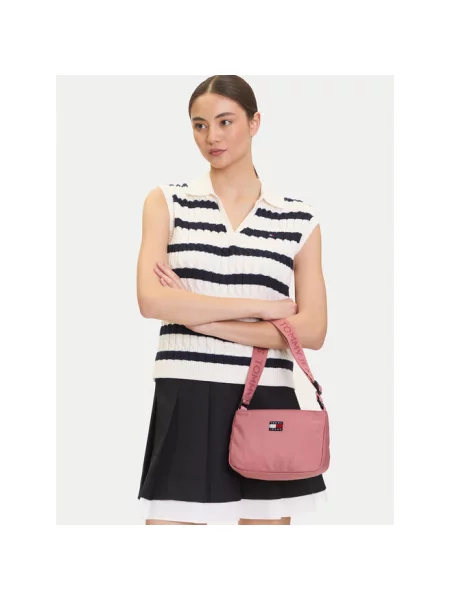 Tommy Jeans torebka pomarańczowy różowa