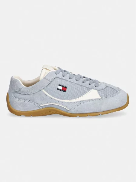 Tommy Jeans ARCHIVE LITE SUEDE superge modra