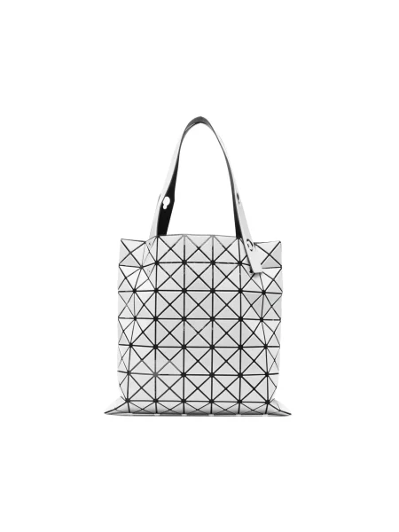 Shopperka Issey Miyake skórzana szara