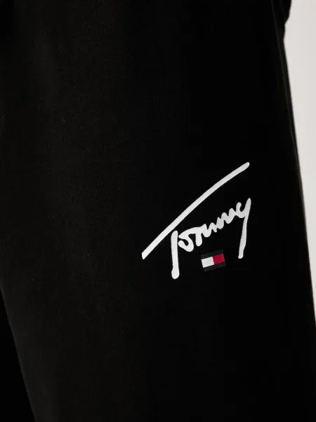 Tommy Jeans спортен панталон мъжки от черно