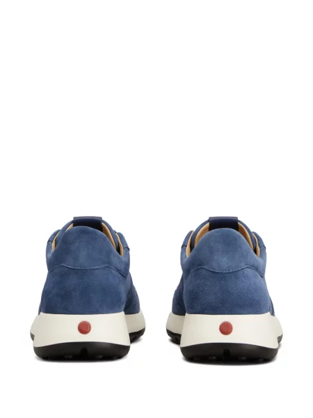 Велурени маратонки Tod's с връзки на точки червено