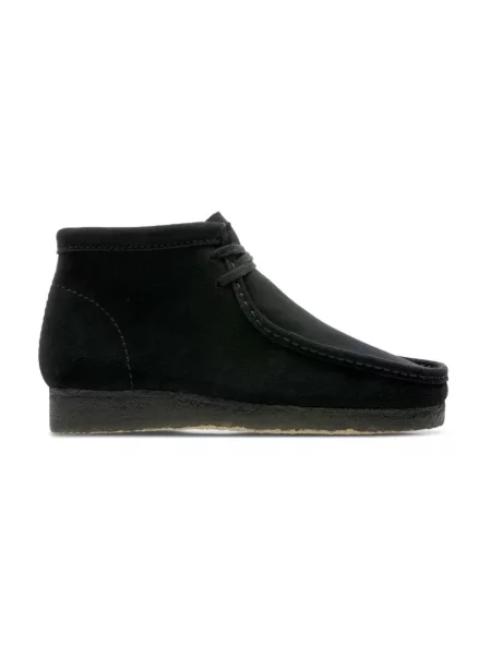 Półbuty Clarks zamszowe czarne