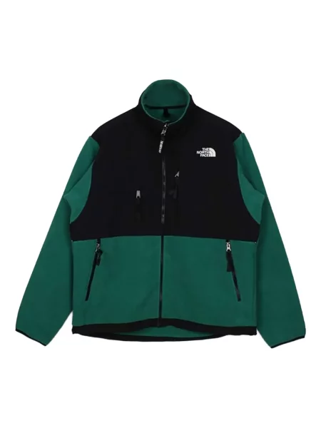 Geacă The North Face cu broderie verde