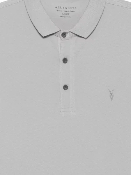 Polo Allsaints με κέντημα γκρι