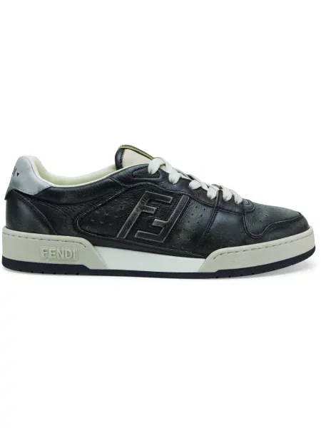 Sneakersy Fendi skórzane czarne
