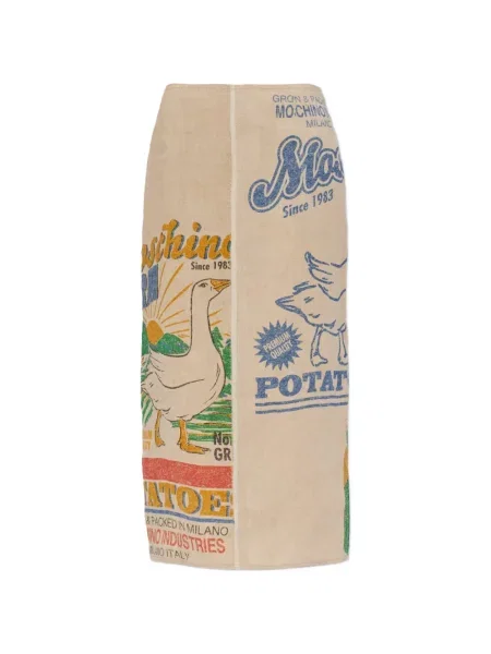 Fustă midi Moschino cu imagine