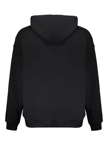 Hanorac cu glugă Off-white cu imagine alb