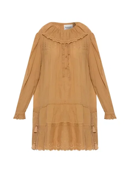 Rochie mini Marant Etoile cu broderie maro