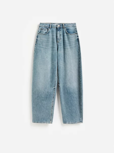 Reserved Джинси barrel leg indigo jeans 