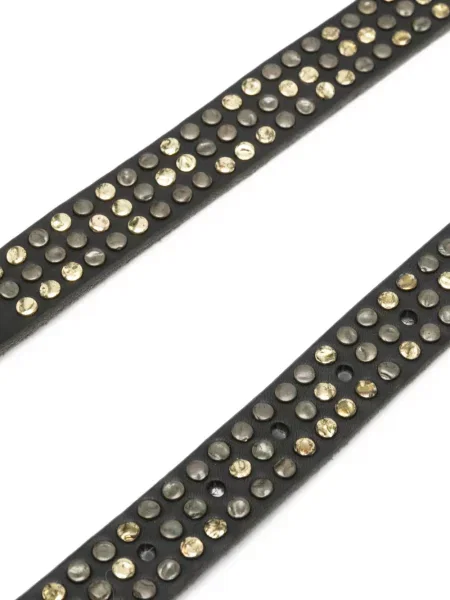 Cu centură curea Alberto Luti din piele negru
